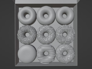 Donut 001 Model 3D