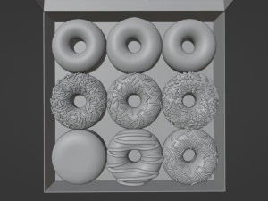 Donut 001 3D Model