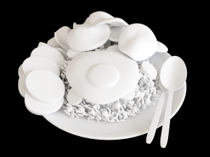 Fried Rice Nasi Goreng 001 Modelo 3D