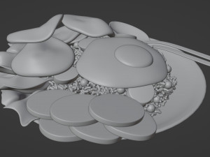 Fried Rice Nasi Goreng 001 Modelo 3D