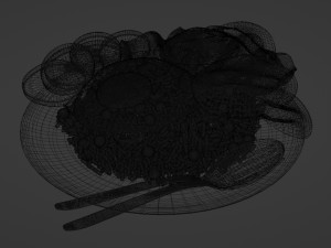 Fried Rice Nasi Goreng 001 Modelo 3D