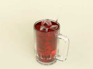 Ice Tea 001 3D Model