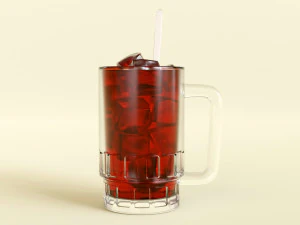 Ice Tea 001 3D Model