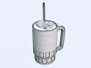 Ice Tea 001 3D Model
