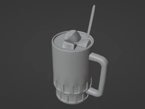 Ice Tea 001 3D Model
