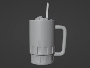 Ice Tea 001 3D Model