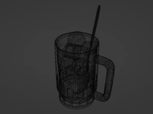 Ice Tea 001 3D Model