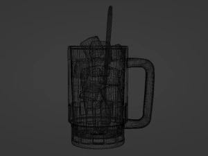 Ice Tea 001 3D Model