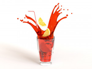 Ice Tea 002 3D Model