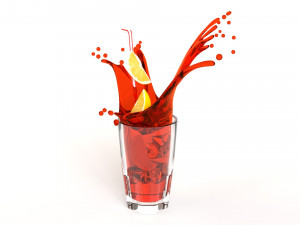 Ice Tea 002 3D Model