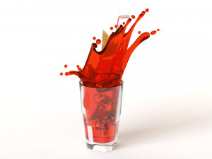 Ice Tea 002 3D Model