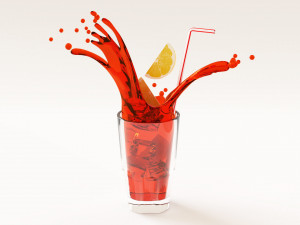 Ice Tea 002 3D Model