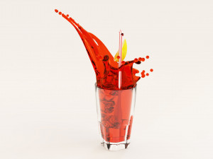 Ice Tea 002 3D Model