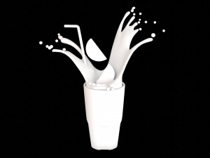 Ice Tea 002 3D Model