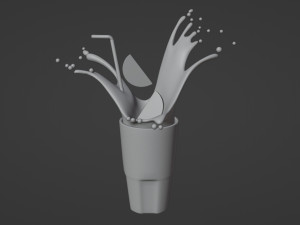 Ice Tea 002 3D Model
