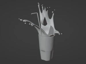 Ледяной чай 002 3D Модель