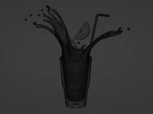 Ледяной чай 002 3D Модель