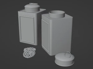 Kerupuk 001 3D Model