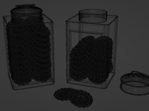 Kerupuk 001 3D Model