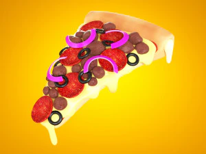 Pizza 001 Modelo 3D