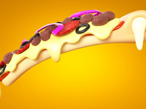 Pizza 001 Modèle 3D