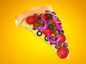 Pizza 001 Modèle 3D