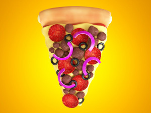 Pizza 001 Modèle 3D
