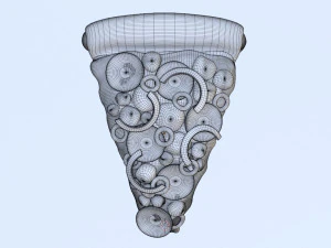 Pizza 001 3D Model