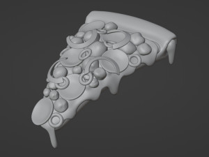 Pizza 001 Modèle 3D