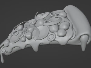 Pizza 001 3D Model