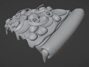 Pizza 001 Modèle 3D
