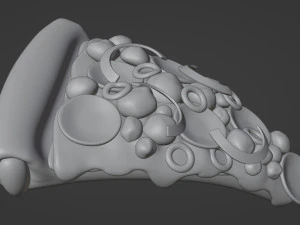 Pizza 001 3D Model