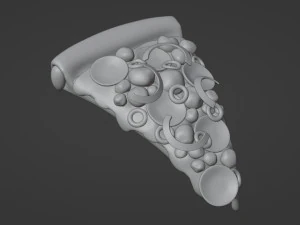 Pizza 001 3D Model