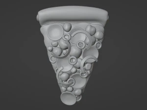Pizza 001 3D Model