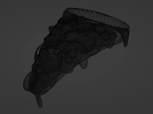 Pizza 001 3D Model