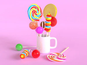 Lecca-lecca 001 Modello 3D