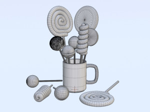 Lollipop 001 Model 3D