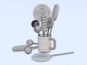 Lollipop 001 Model 3D