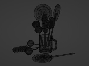 Lollipop 001 Model 3D