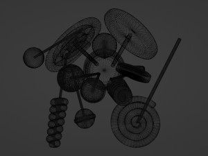 Lollipop 001 Model 3D