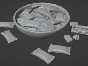 Candy 001 3D Model