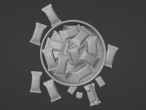 Candy 001 3D Model