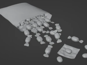 Candy 002 3D Model