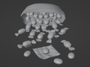 Candy 002 3D-Modell