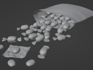 Candy 002 3D Model