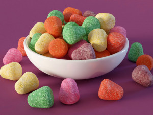 Sugar Coated Candy 001 3D Модель