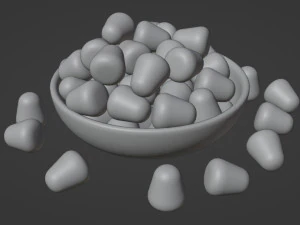 Sugar Coated Candy 001 3D Model