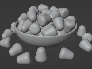 Sugar Coated Candy 001 3D Model
