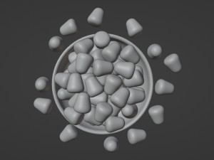 Sugar Coated Candy 001 3D Модель