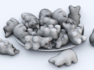 Gummy Bear 001 Modèle 3D